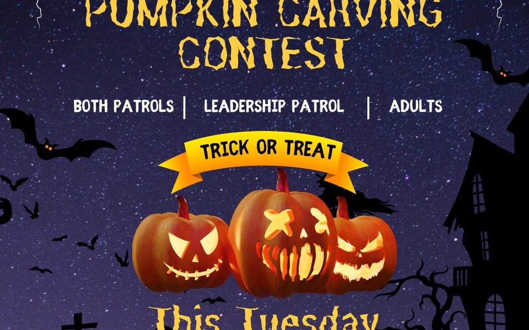 Halloween Pumpkin Carving Contest – October 24, 2023